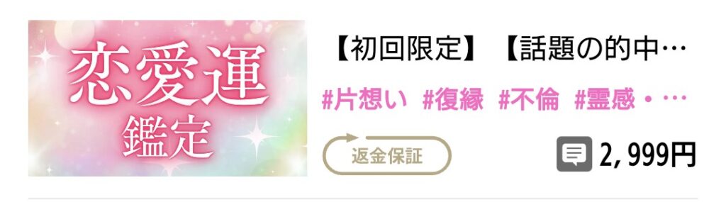 電話占いRAYSEE返金保証